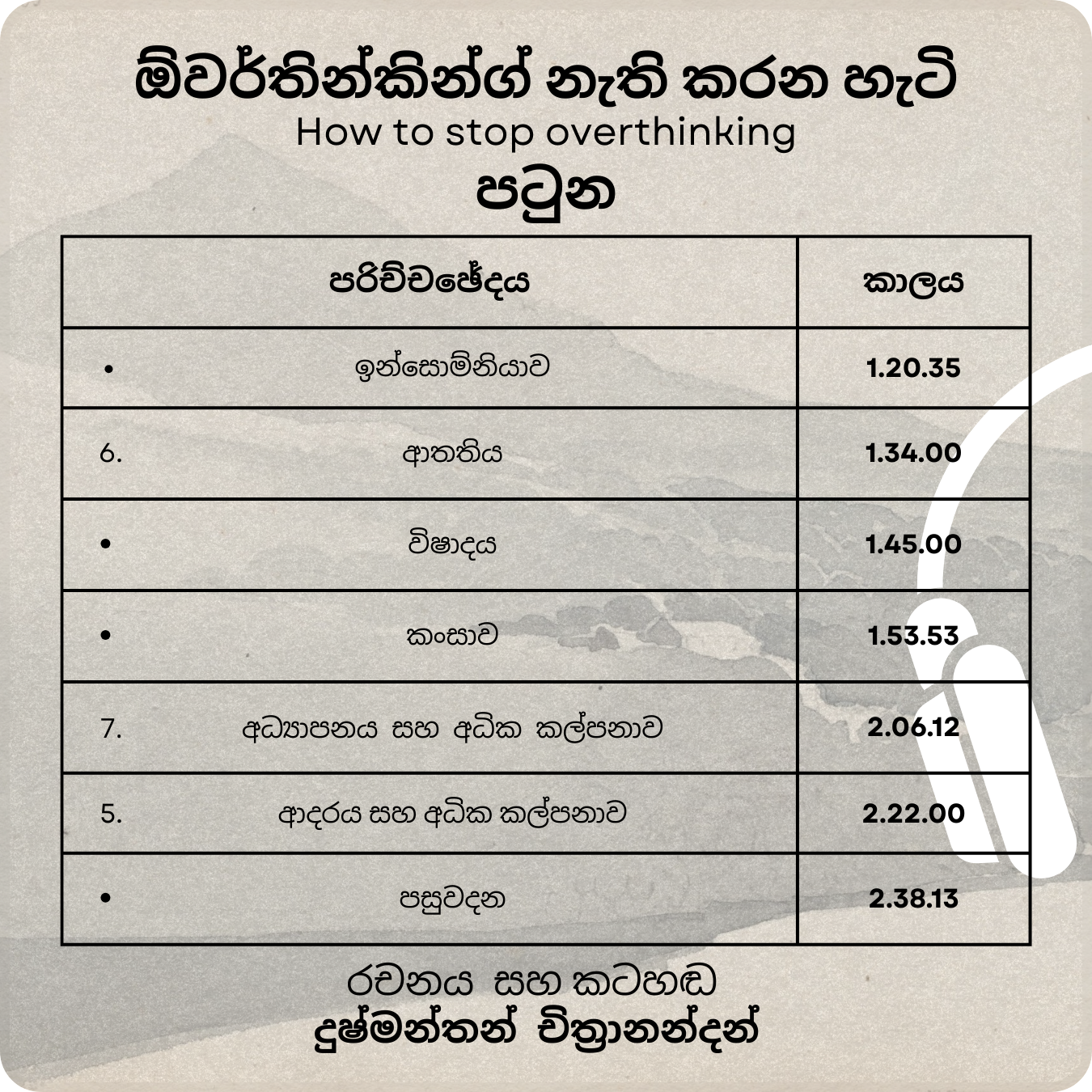 ඕවර්තින්කින්ග් නැති කරන හැටි - Image 3